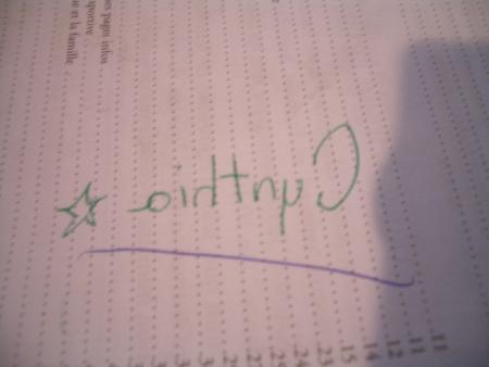 le sommaire de mon carnet